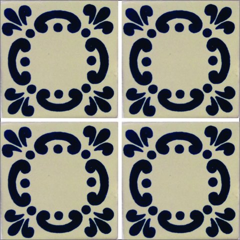 New Items / Talavera Tile 4x4 inch (90 pieces) - Style AZ169 / These beatiful handpainted Mexican Talavera tiles will give a colorful decorative touch to your bathrooms, vanities, window surrounds, fireplaces and more.
