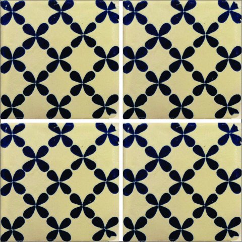 New Items / Talavera Tile 4x4 inch (90 pieces) - Style AZ179 / These beatiful handpainted Mexican Talavera tiles will give a colorful decorative touch to your bathrooms, vanities, window surrounds, fireplaces and more.