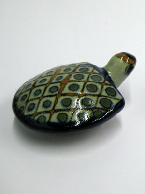  / Ceramic handpainted Turtle figurine