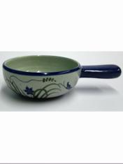  / 'Blue Rim Butterfly' Onion soup bowl